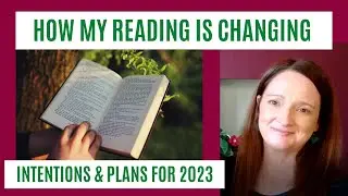 My Reading Intentions & Channel Plans for 2023 - #booktube