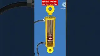 hydrolic cylinder working principle #technology #viral #shorts #viralvideo