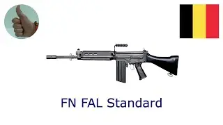 FN FAL Standard (Fusil Automatique L&eacute;ger), 7,62 NATO (7,62x51 mm)