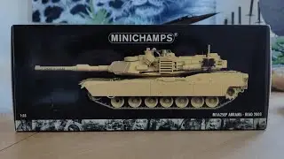 Minichamps Tank M1A2SEP ABRAMS IRAQ 🇮🇶  2003 Full Diecast Tank with metal tracks #diecast #military