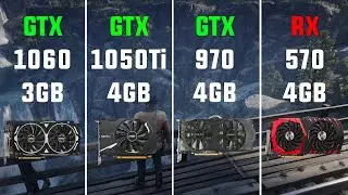 GTX 1060 vs GTX 1050 Ti vs GTX 970 vs RX 570 Test in 8 Games