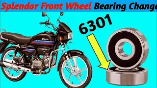 Front wheel bearings change splendor bike price..#viratkohli #automobile #trending #shorts #viralvi