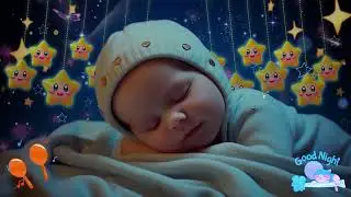 Sleep Instantly in 3 Minutes 🌛 Baby Sleep Music 🎶 Mozart Brahms Lullaby ✨ Calm Mind ✔ Deep Rest 💤