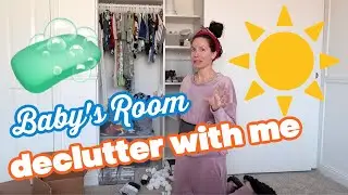 DECLUTTER BABY'S ROOM WITH ME (SPRING CLEANING) CHANNON ROSE VLOGS