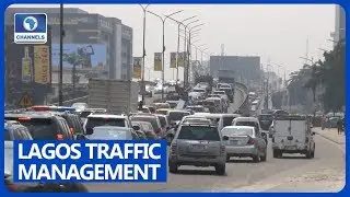 Gridlock On Falomo Bridge, Ikoyi Due To Road Construction