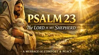 Psalm 23 &mdash; The Most Comforting Bible Verse Ever. #psalm23 #biblereading #psalms
