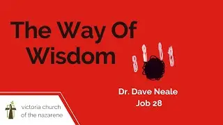Rereading Job week 3 | The Way of Wisdom | Jan. 24th, 2021 | Victoria Church of the Nazarene
