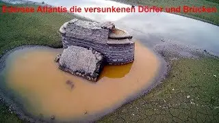Edersee Atlantis Alt Bringhausen mit Brücke, Berich, Bericher Mühle