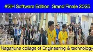 Коллаж Нагарджуны по инжинирингу и технологиям #SIH Software Edition Grand Finale 2025...!