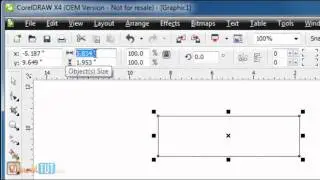 CorelDraw Rectangle tool  - Sinhala tutorial