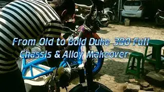 Full Bodywork & Alloy Painting | Duke 390 Custom Build | Berhampore Work.  