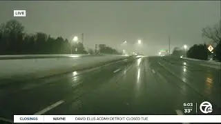 Sleet, icy roads cause accidents throughout metro Detroit Tuesday