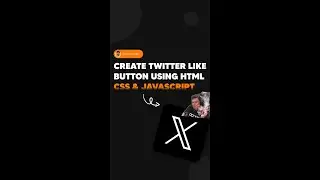 Twitter 'Like' Button Using HTML, CSS & JavaScript | UI Tutorials
