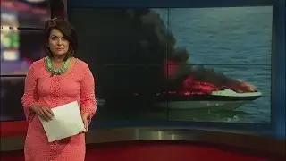 Sheffield Lake boat fire