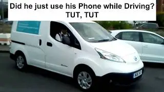 Parking Warden, Leeds Using Phone while Driving