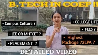 COEP - College of Engineering Pune Review | Computer Science in COEP | COEP Cut-off