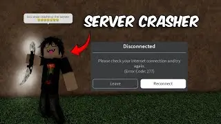 ROBLOX SERVER CRASHER BOT ( ALL GAMES ) ( FE ) CRASH EVERYONES GAME