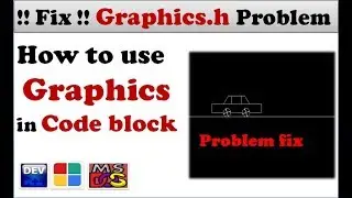 How to use graphics in codeblocks | graphics program not running in code blocks Problem solved