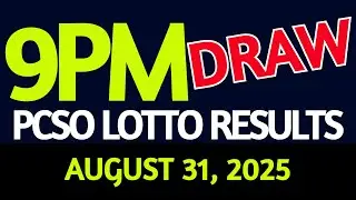 Lotto Result Today 9:00 pm draw August 31, 2025 Sunday PCSO