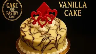 ৬৫০ টাকার এই কেক দেখলেই প্রেমে পড়বেন! ❤️ | Best Vanilla Cake Decoration. #cakedesign #cake