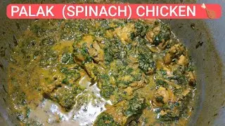 PALAK (SPINACH) CHICKEN | RECIPE 