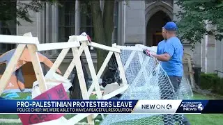 After 2 nights, Pro-Palestinian protestors leave University of Pitt campus