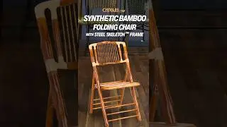 Bamboo Folding Chair with Steel Skeleton&trade; Frame | Bamboo Chair Reinvented