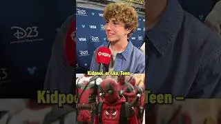 Walker Scobell (Percy Jackson) was almost in Deadpool & Wolverine! #walkerscobell #deadpool #d23