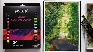 Brustro art supplies | Brustro artists  Gouache colours review