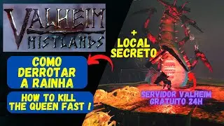 Como Derrotar a Rainha + Local Secreto - Valheim 4k - The Fastest Way To Kill The Queen - Full Guide