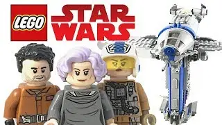 LEGO Star Wars The Last Jedi Resistance Bomber review! 2017 set 75188!