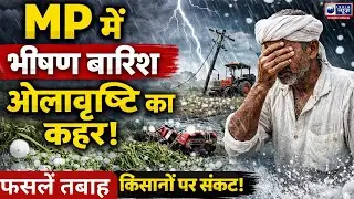 MP Weather Alert: बारिश-ओलावृष्टि का कहर, फसलें तबाह ! India News Madhya Pradesh