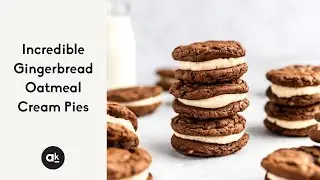 Incredible Gingerbread Oatmeal Cream Pies