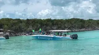 Exuma Trips & Tours: Arrival at Big Major's Cay, The Exumas