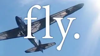 WW2 Era Glider Flying via Hi-Start