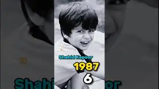 Shahid Kapoor | From Early Years to Versatile Star ll Then And Now ll #shorts