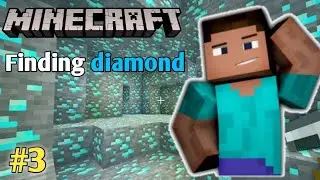 I found diamonds and make all diamond tools in my survival series Minecraft #3