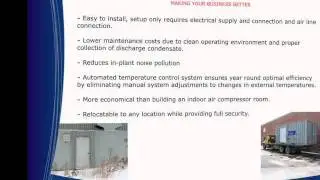 AirCell Outdoor Air Compressor Room Installation Video Presentation