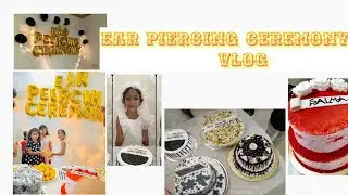 EAR PIERCING CEREMONY VLOG // ear piercing vlog //kasargod // Mannu's cooking and vlogs