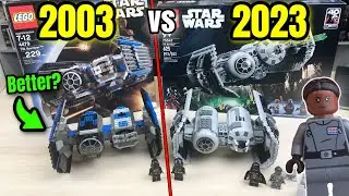Сравнение LEGO Star Wars 75347 TIE BOMBER 2023 года! (2003 и 2023)