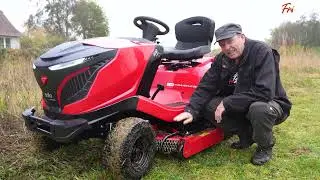 TEST: High grass mower | Garden tractor | AL-KO Gardentech FI