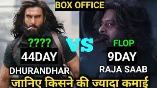 Dhurandhar Vs The Raja Saab Box Office Collection | Dhurandhar Day 44 Collection Worldwide 