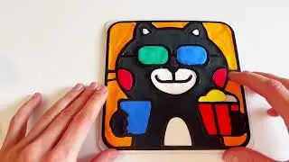 Super Simple DIY Clay Art | Satisfying Fill-In Board