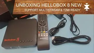 Unboxing Hellobox 8 New | Support HEVC10, Multistream & Aman Yamal 601