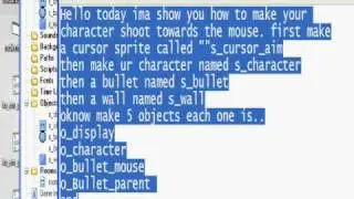 how to shoot torwards mouse in game maker verry simple and effective!