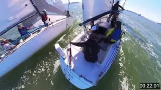 Express 27 fleet start @ RegattaPRO Midwinters - Feb 10th 2024, Race 1