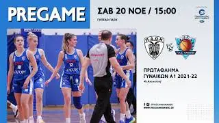 PREGAME: &Pi;&Alpha;&Omicron;&Kappa; - &Pi;&Alpha;&Sigma; &Gamma;&Iota;&Alpha;&Nu;&Nu;&Iota;&Nu;&Alpha; WBC - 4&eta; &alpha;&gamma;&omega;&nu;&iota;&sigma;&tau;&iota;&kappa;ή 2021-22