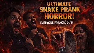 😱 Snake  Prank Gone Wrong | Dost Ke Sath Horror Prank Vlog || Purav Jha style vlog