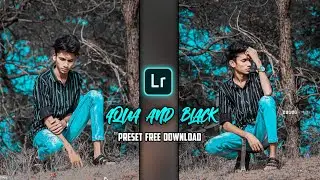 Aqua And Back Tone Free Preset Download || Lightroom Free Premium Presets