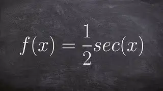 Graphing Secant Function with a a New Amplitude